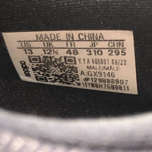 ULTRABOOST 22 RUNNING SHOES PrimeBlue Denim Shadow Navy Blue Size 13 - Picture 10 of 11